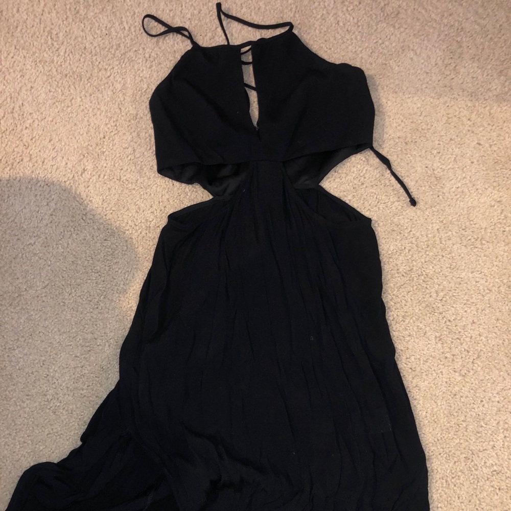 Tobi Black Maxi Dress